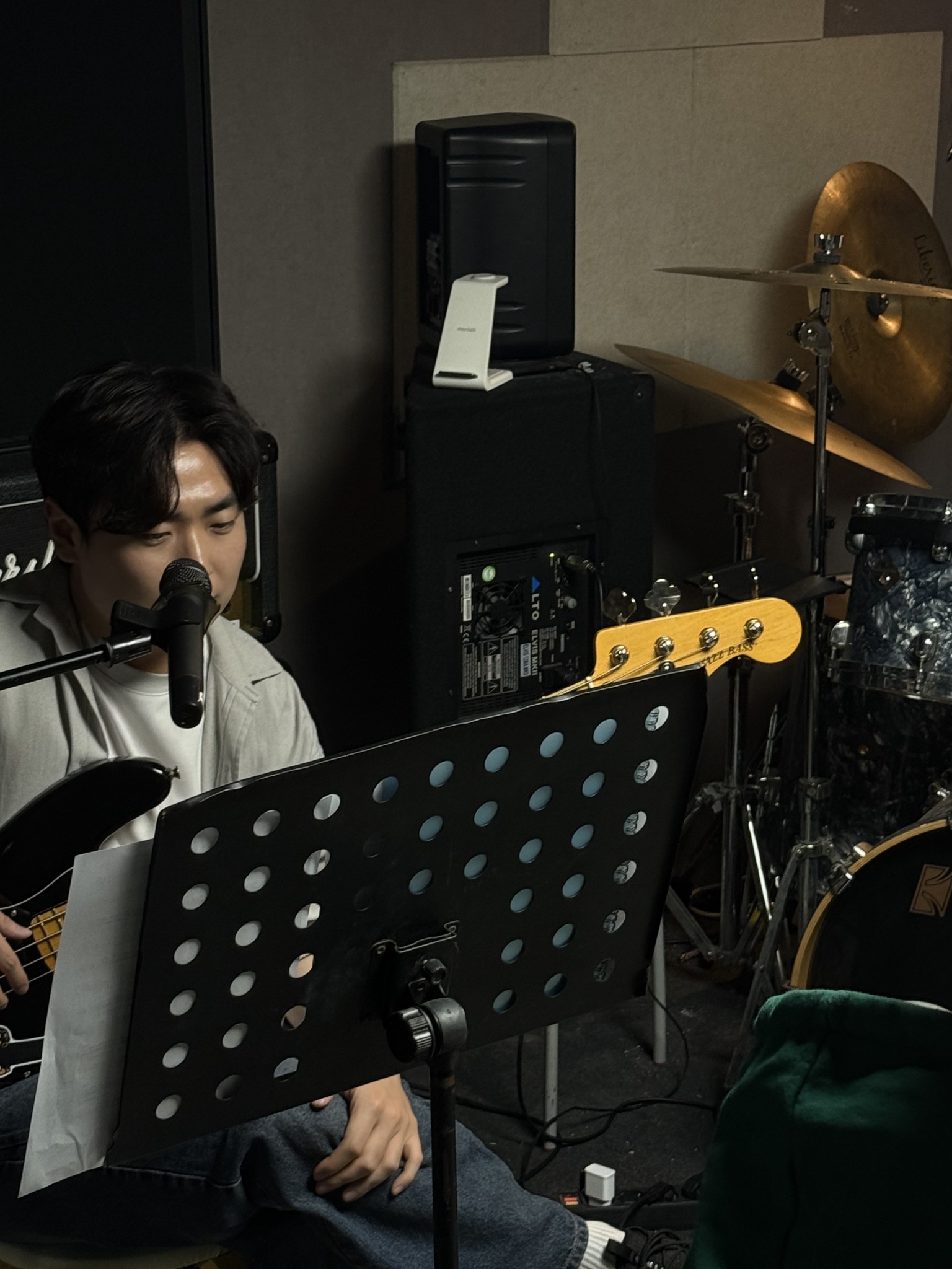 베이스 레슨 현장